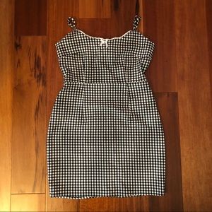 Lottie Moss gingham mini dress